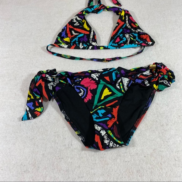 Victoria Secret MultiColor Triangle Bikini Suit Medium size Two piece swimsuit - Picture 9 of 11